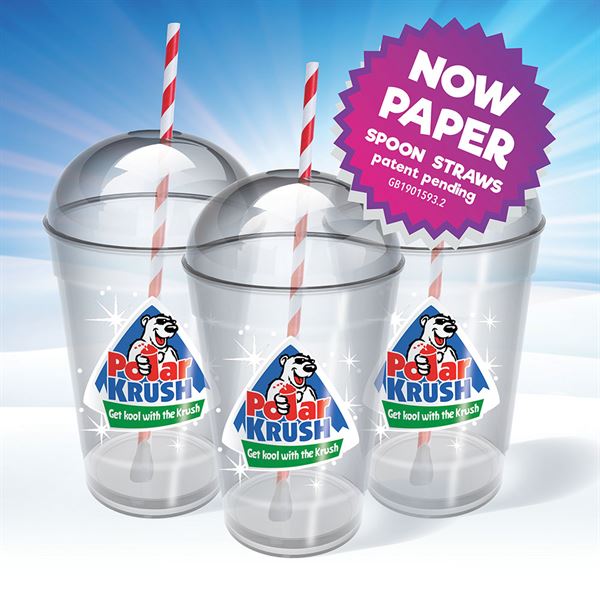 455ml MAXI cups-lids-paper spoonstraws