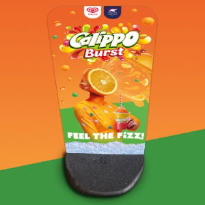 Calippo Burst Pavement Sign