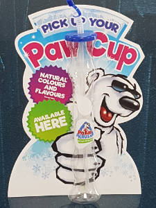 PAW cup display